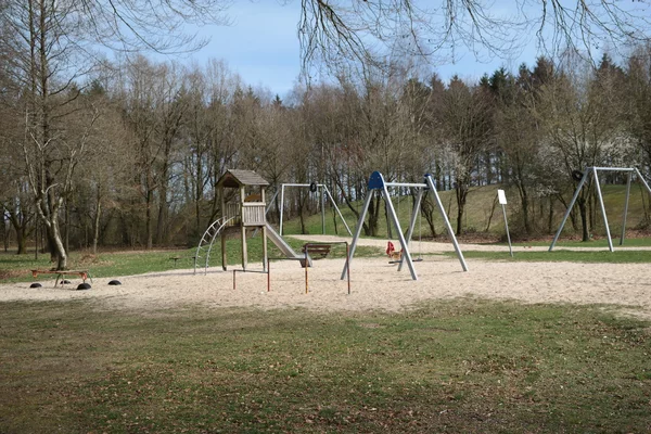 Ein Foto vom Spielplatz an der Lohmühle
